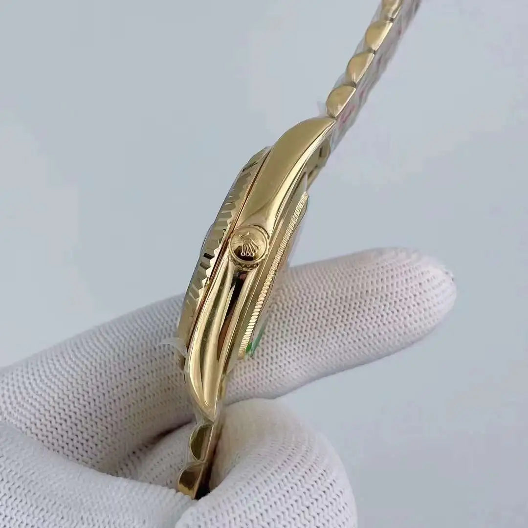 U1 Day-Date Green Gold Fluted/President