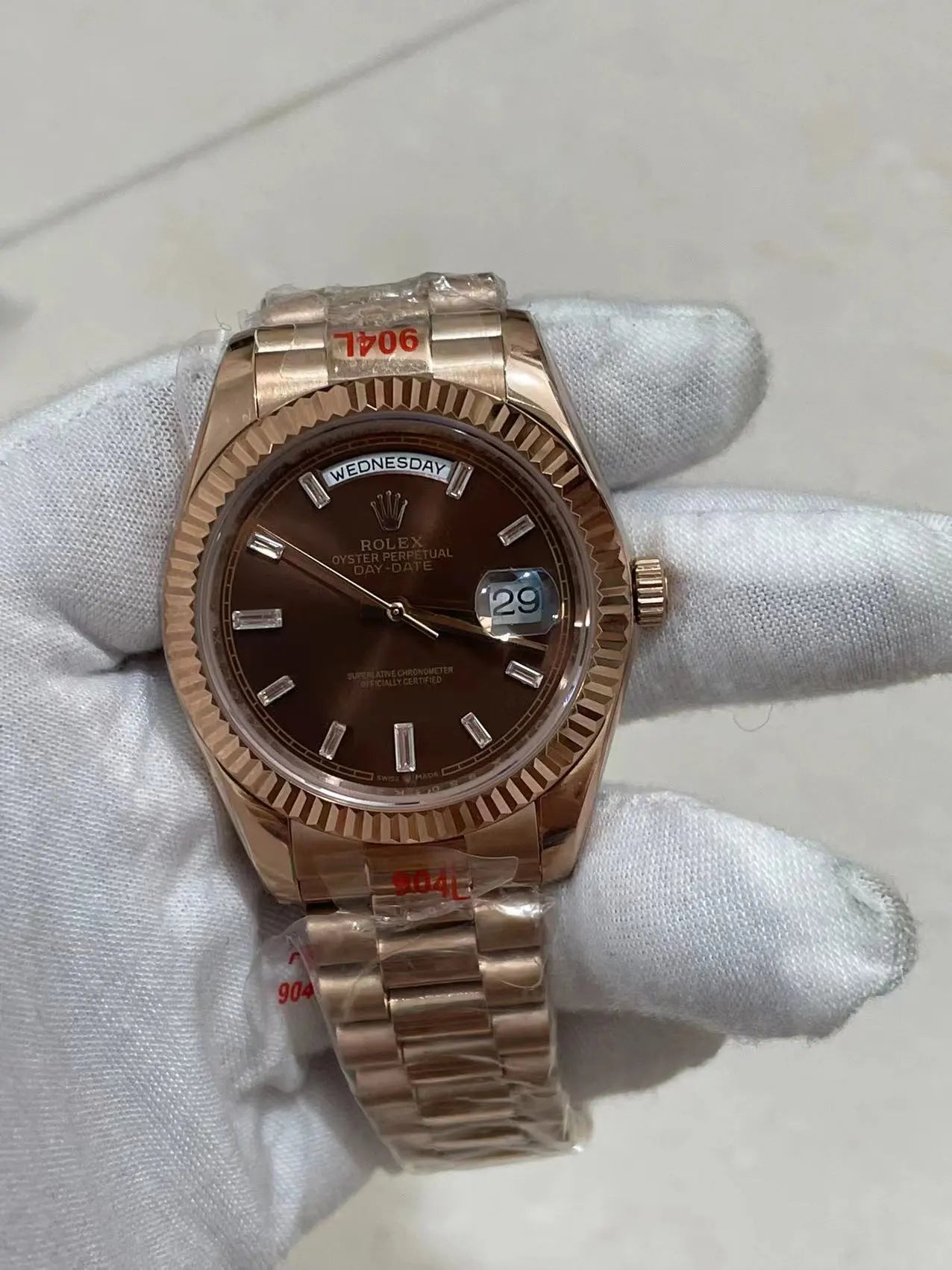 U1 Day-Date Brown Fluted/President