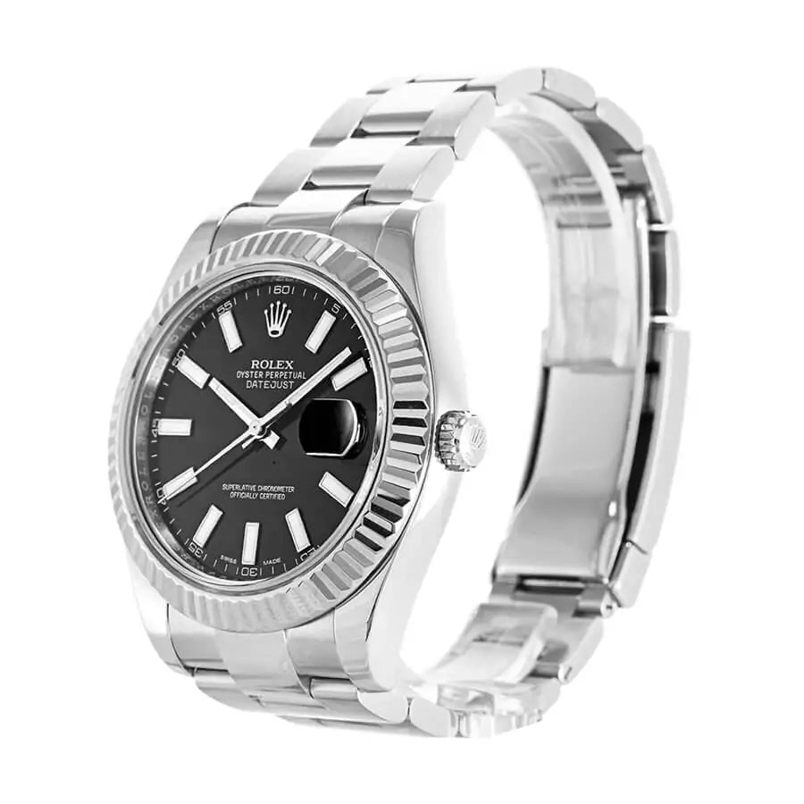Rolex Datejust 36MM 904L SS VSF 1:1 Best Edition Black Dial on 904L SS Jubilee Bracelet