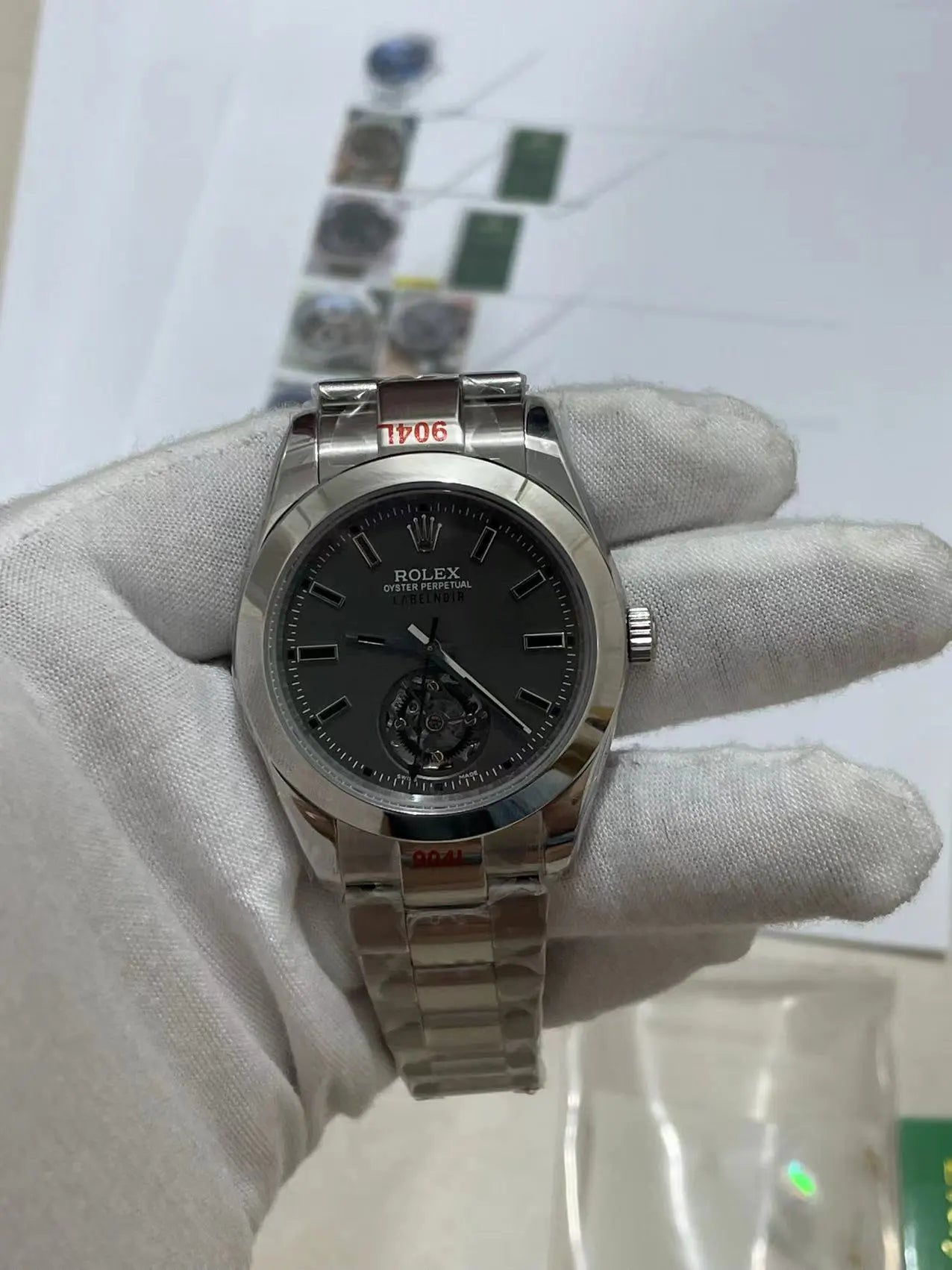 U1 Milgauss Grey/Black Open-Heart