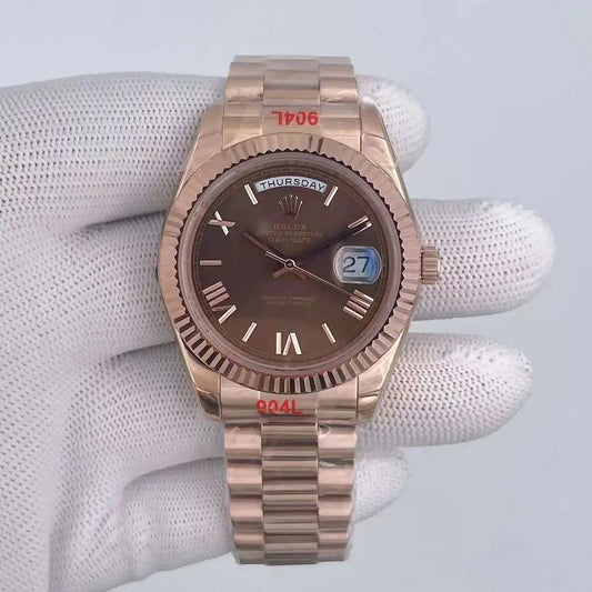 U1 Day-Date Rose Gold Fluted/President