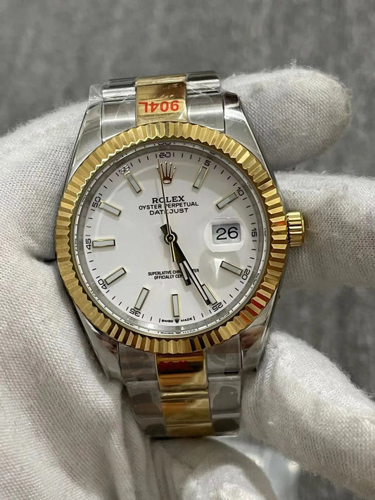 U1 Datejust White Dual Tone Fluted/Oyster