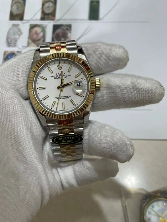 U1 Datejust 36MM White/Gold Fluted/Jubilee