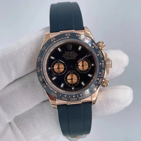 U1 Daytona Black/Bronze Rubber