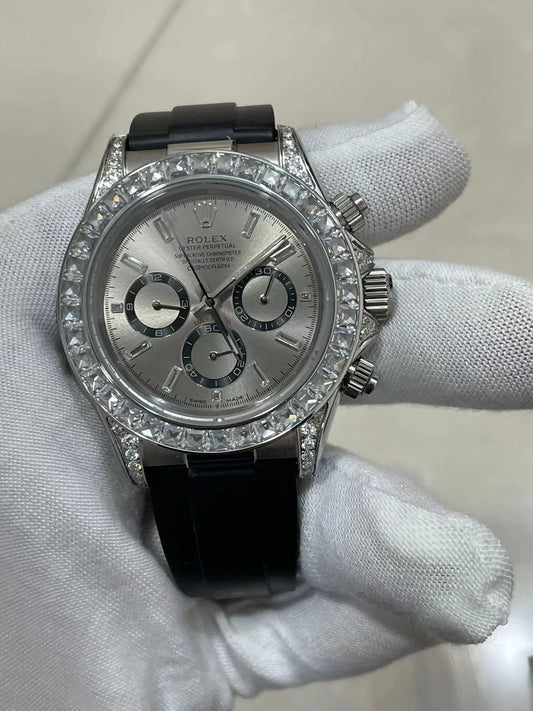 U1 Daytona Silver/Diamond Rubber