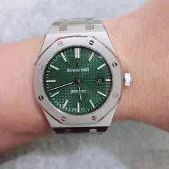 U1 Royal-Oaks Green/Rose Gold/Silver