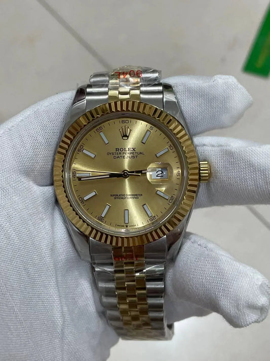 U1 Datejust 41MM Gold Dual Tone Fluted/Jubilee
