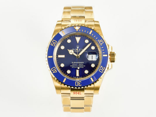 Submariner 41mm 126618 LB YG Blue Ceramic 904L Steel VSF 1:1 Best Edition VS3235