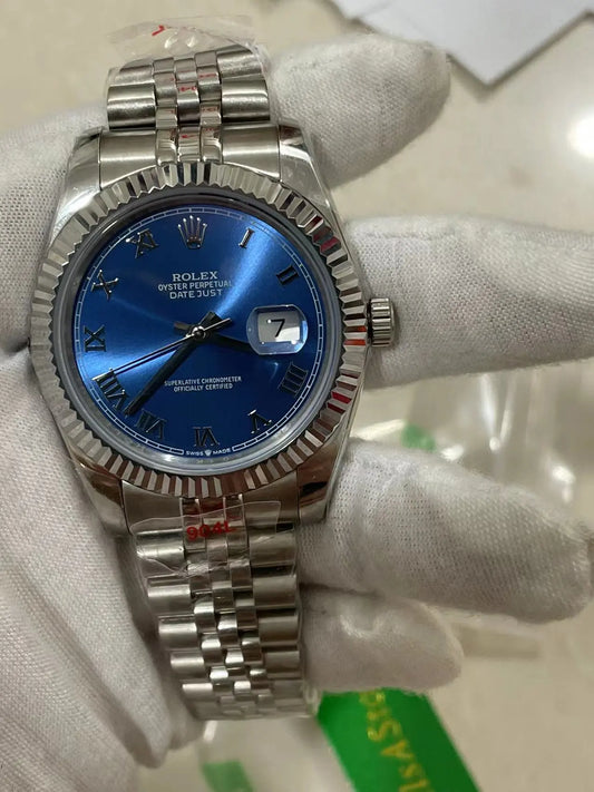 U1 Datejust 36MM Blue IV Fluted/Jubilee