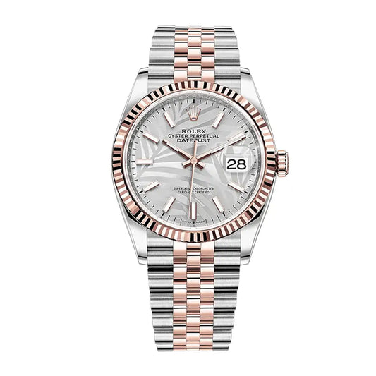 Rolex Datejust 36 126231 904L SS/18K Everose Gold VSF 1:1 Best Edition Chocolate Dial on 904L SS/18K Everose Gold Jubilee Bracelet