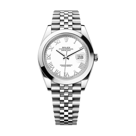 Rolex Datejust 41MM 904L SS VSF 1:1 Best Edition White Dial On 904L SS Jubilee Bracelet VS3235