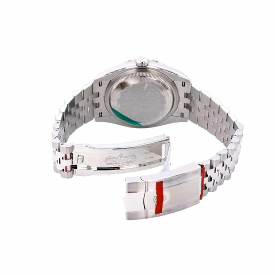 Rolex Datejust 36 126284RBR-0018 904L SS/18K White Roman Dial VSF 1:1 Best Edition on 904L SS Jubilee Bracelet