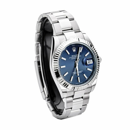 Rolex Datejust 36 126200 904L SS Blue Dial VSF 1:1 Best Edition on 904L SS Oyster Bracelet