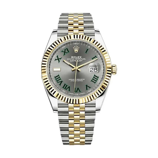 Rolex Datejust 36MM 904L SS/Yellow Gold VSF 1:1 Best Edition Wimbledon Dial on 904L SS/Yellow Gold Jubilee Bracelet