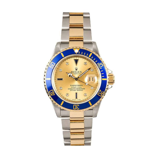 Rolex Submariner 116618LN 18K Yellow Gold VSF 1:1 Best Edition Black Dial On 18K Yellow Gold Bracelet SH3135