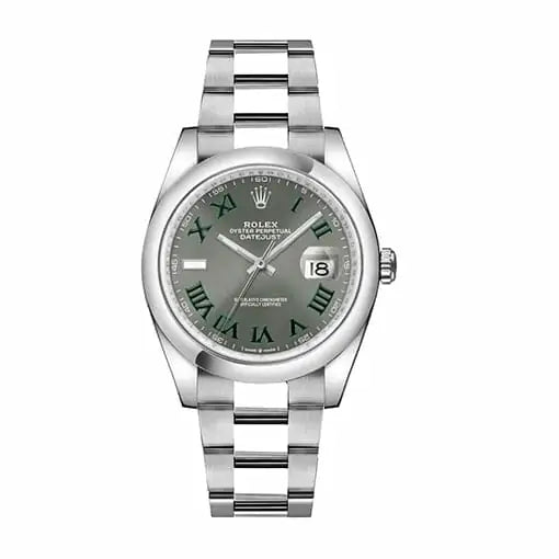 Rolex Datejust 41 126300 904L SS VSF 1:1 Best Edition Wimbledon Dial on 904L SS Oyster Bracelet